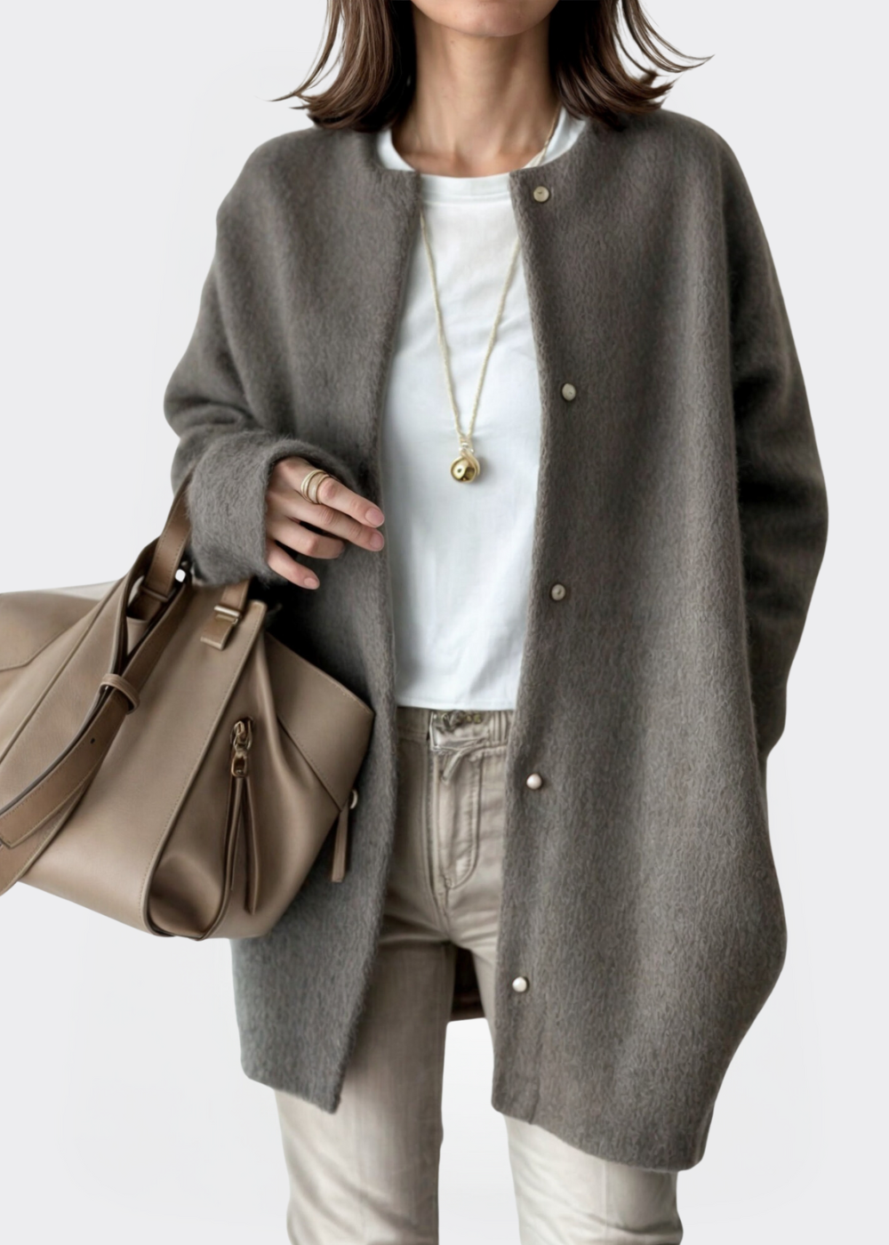 Alira Soft Open Cardigan – Tijdloze Warmte met een Vleugje Elegantie