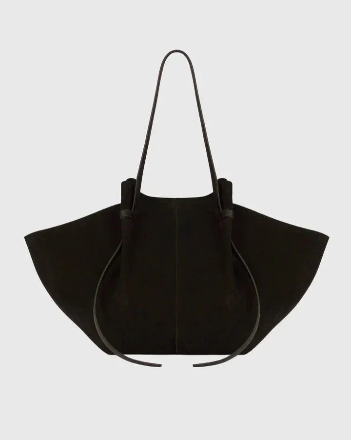Amelith Vegan Suède Tote Bag – Tijdloze Luxe & Functionele Elegantie