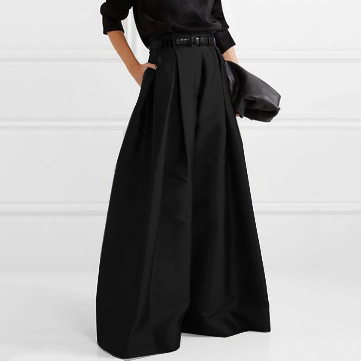 Maxi Rok Dames met Hoge Taille – A-lijn & Elegant
