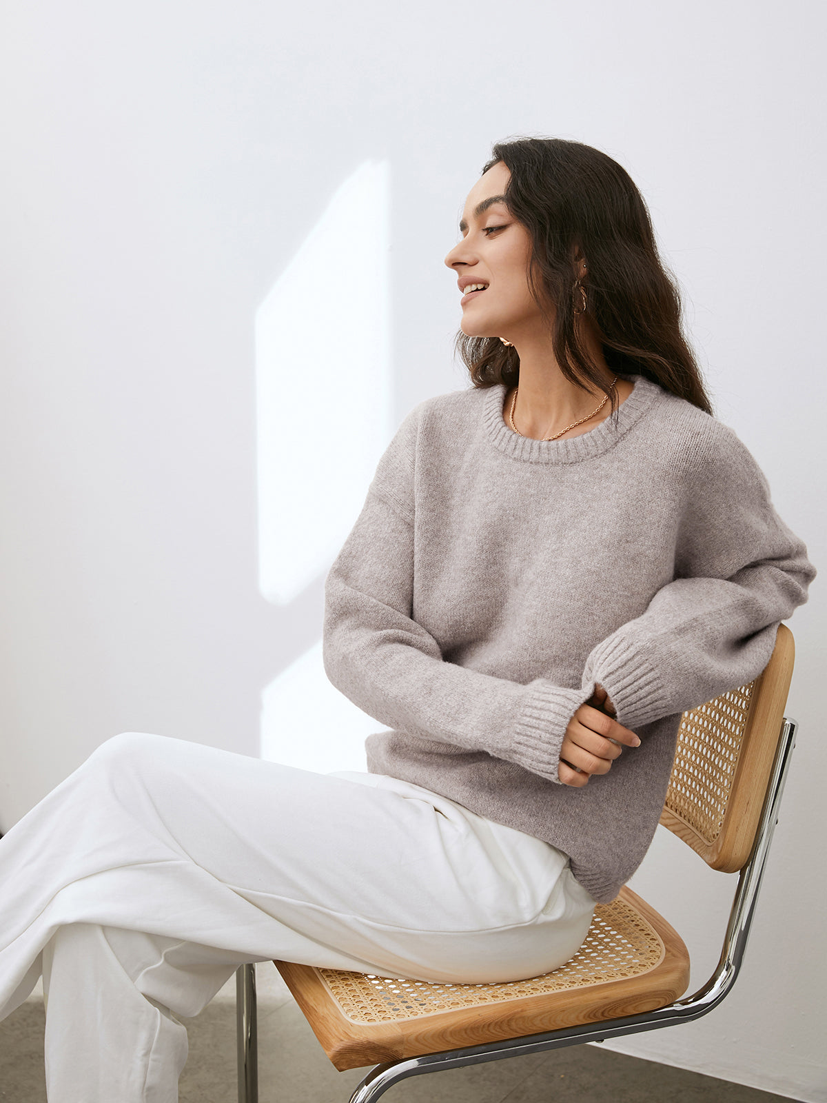 Eveline – Zachte Wolmix Pullover met Tijdloze Elegant﻿ie en Comfortabele Pasvorm