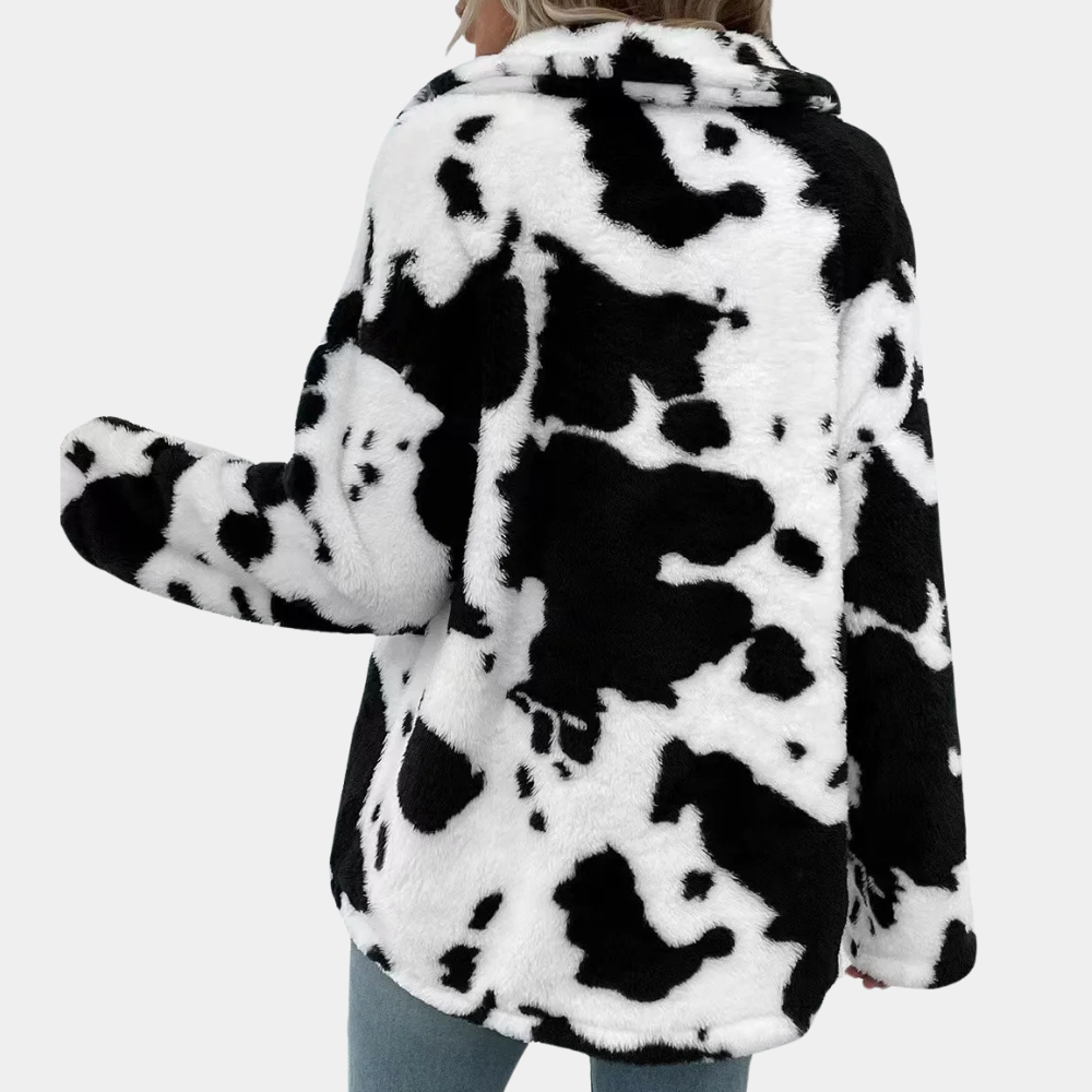 EMILIA - Luxe Winterjas voor Dames in Zwart en Bruin