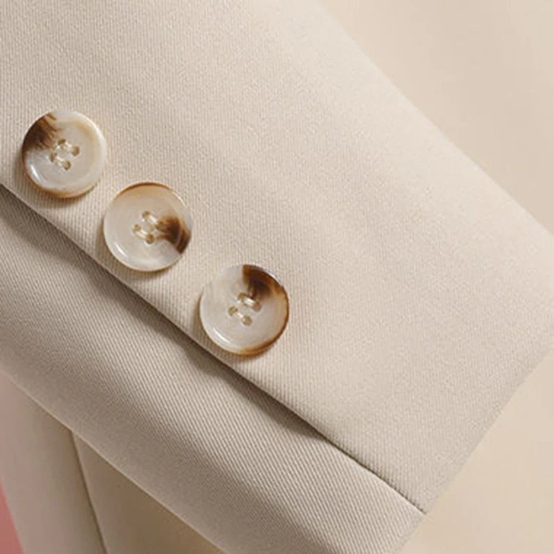 Lange Blazer Dames met Riem – Zakelijk & Elegant