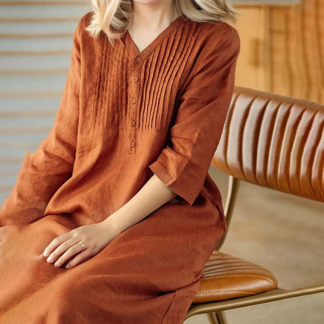 Olivara – Linnen jumpsuit met tijdloze elegantie en ultiem draagcomfort