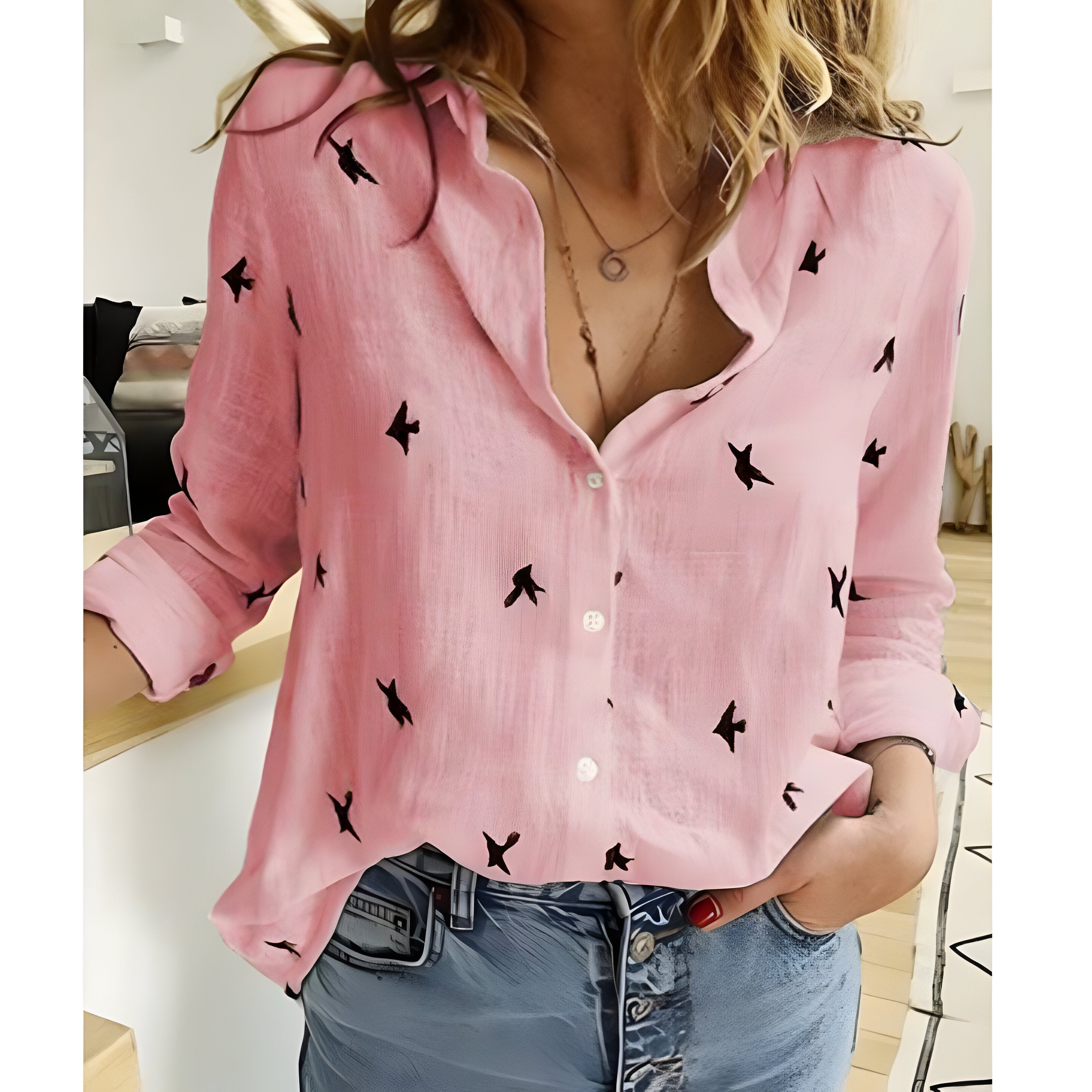 Lunéra – Luchtige zomerse damesblouse met losvallend ontwerp