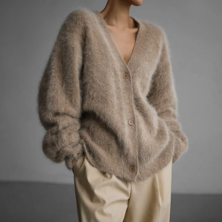 Novara – Oversized Mohair Vest voor Dames