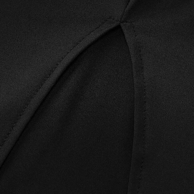 Valenne Zwarte One-Shoulder Avondjurk – Tijdloos, Elegant en Verfijnd