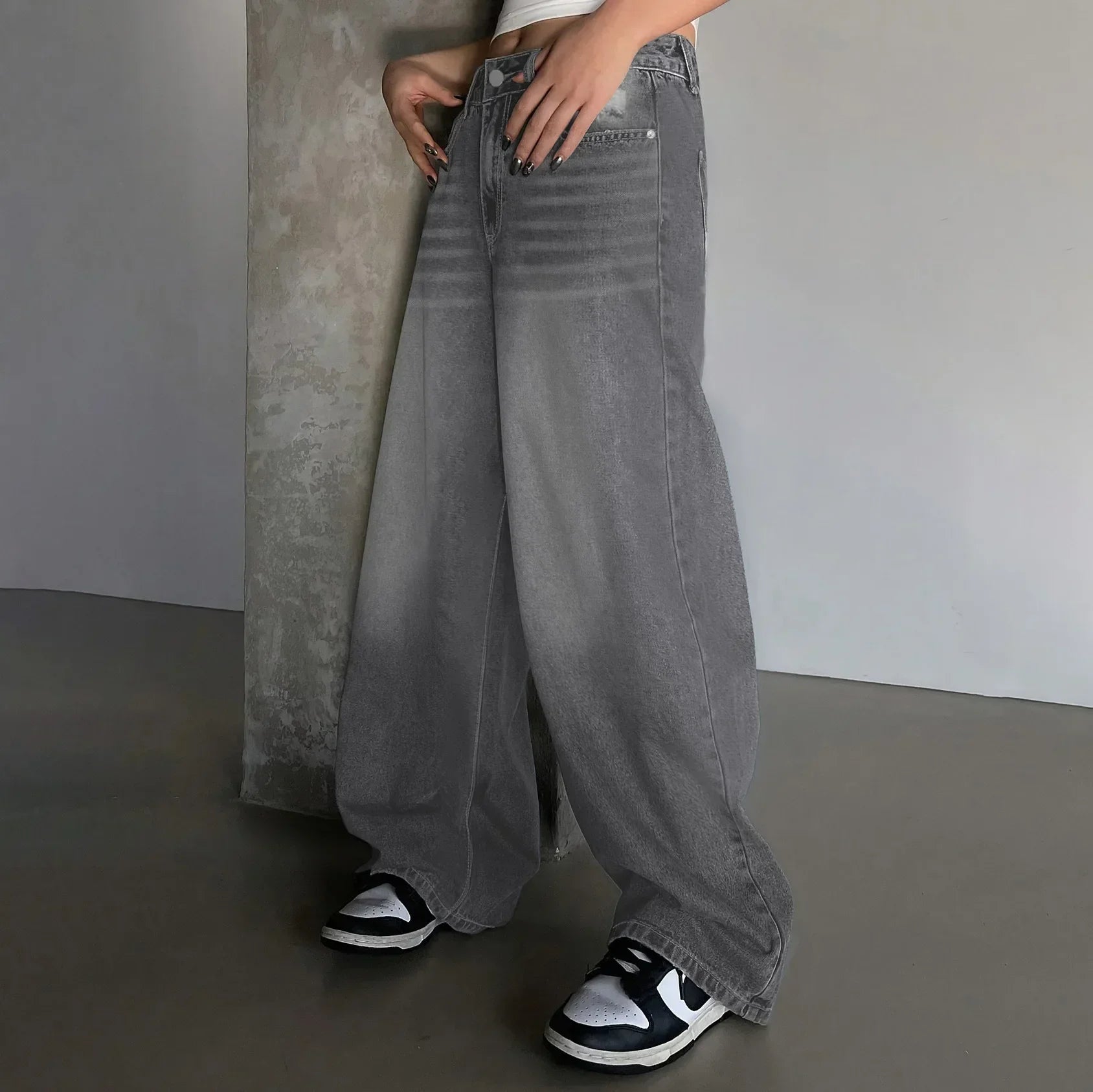Alira Wide-Leg Jeans – Oversized Damesjeans met Stijl en Volume