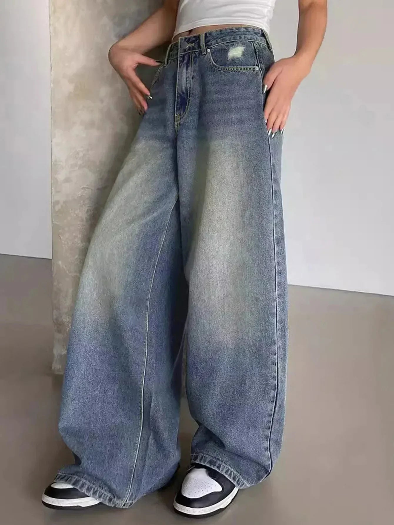 Alira Wide-Leg Jeans – Oversized Damesjeans met Stijl en Volume