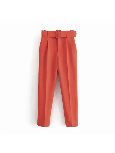 Selvara – Dames Tweedelige Business Set met Blazer & Slim-Fit Broek