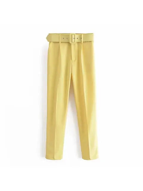 Selvara – Dames Tweedelige Business Set met Blazer & Slim-Fit Broek