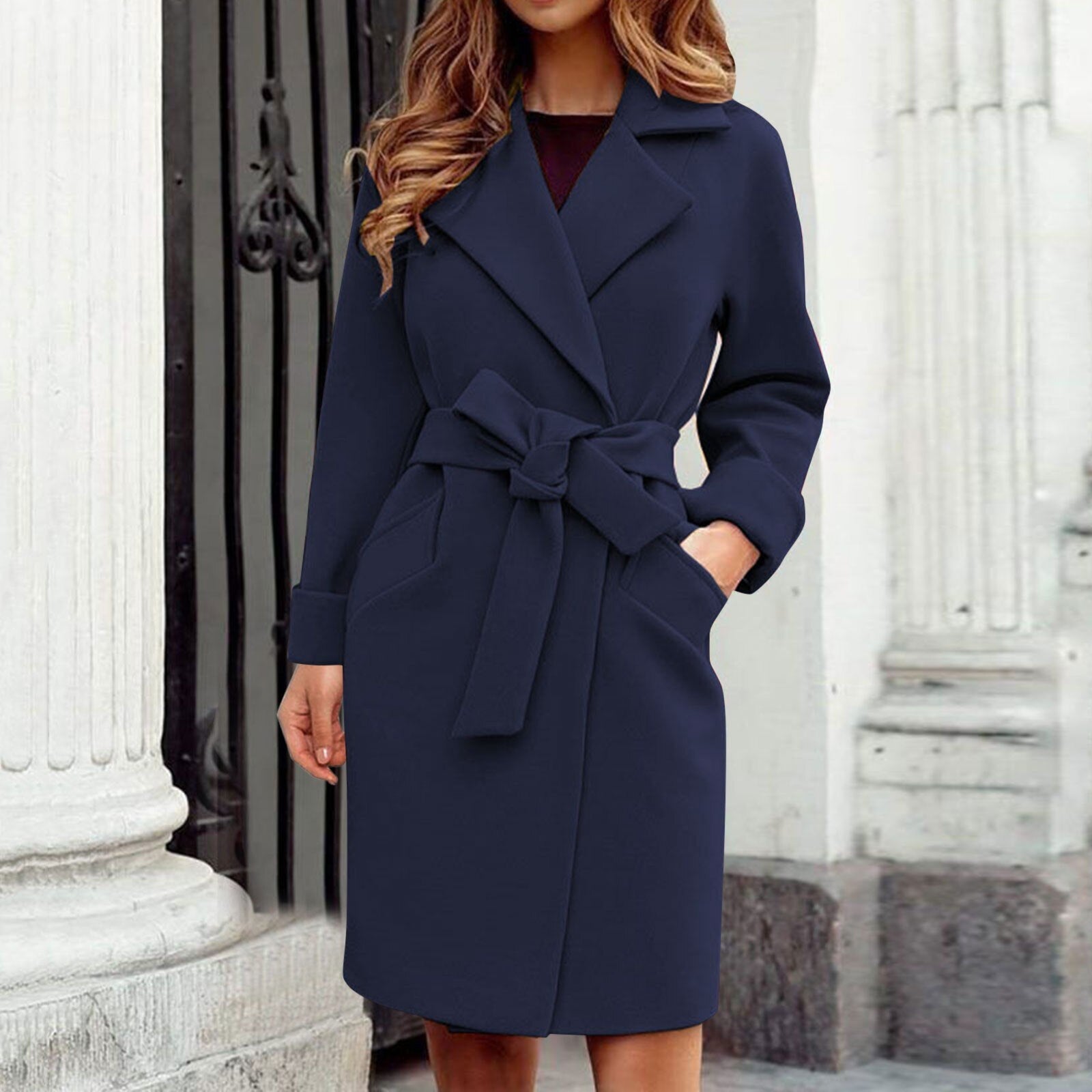 Sorvianne – Elegante Trenchcoat Winterjas voor Dames, Warm & Tijdloos