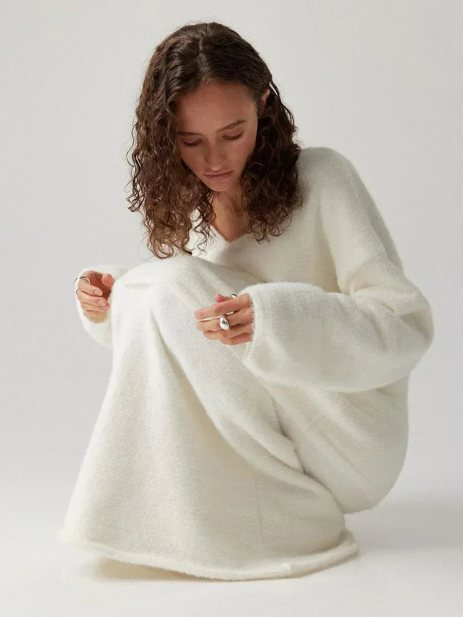 Elena Gebreide Set – Tijdloze Comfort & Stijl in Één