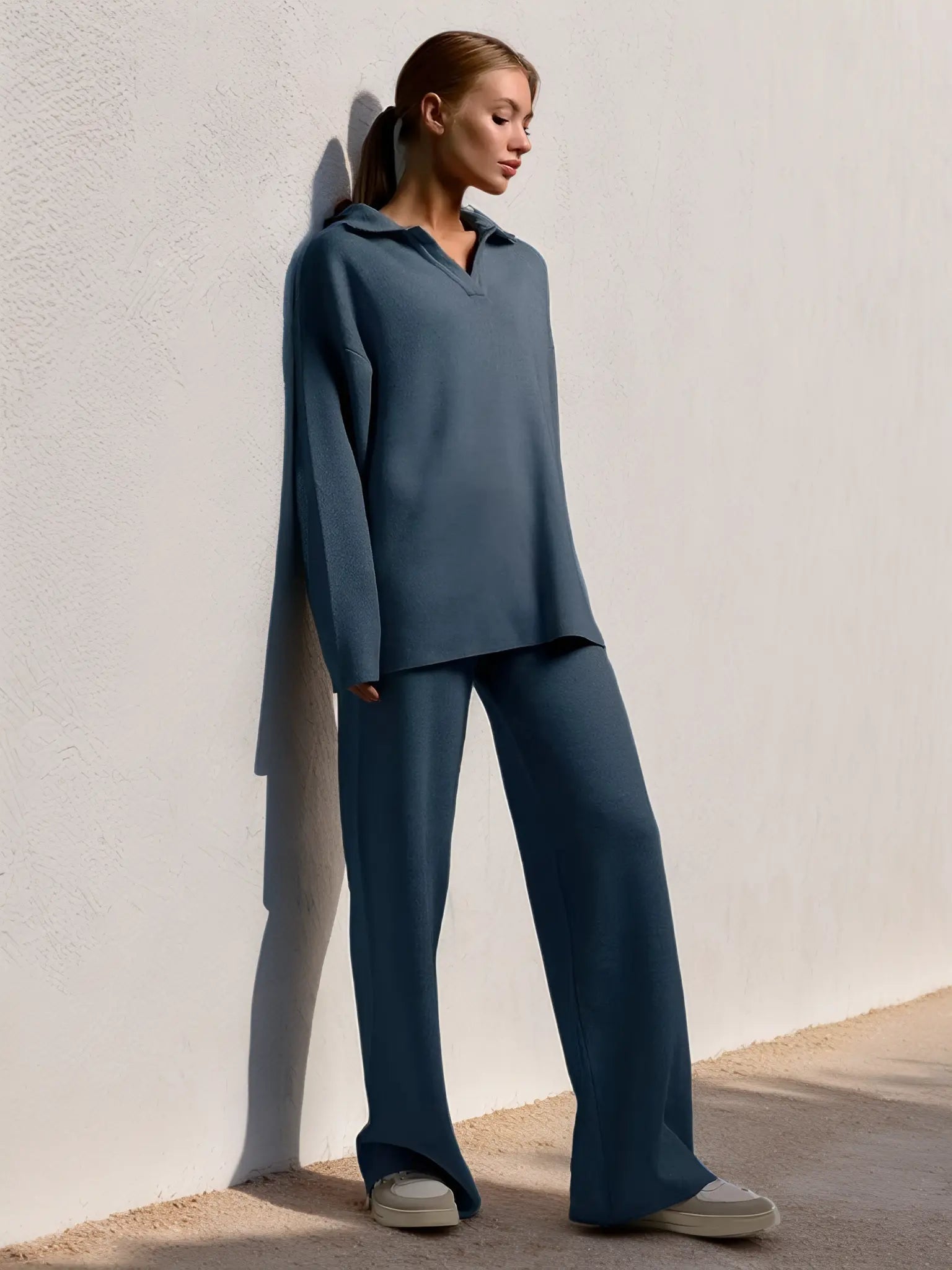 Aveline Cozy Lounge Set – Zachte Tweedelige Dames Set met Luxe Comfort