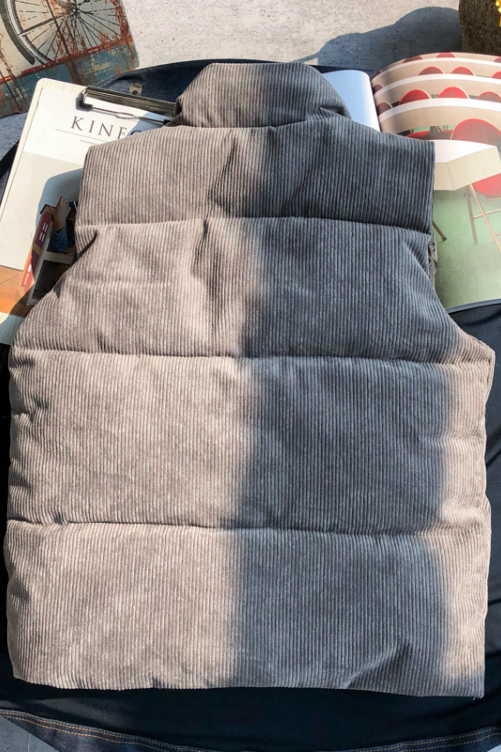 Solenne Vest – Warme Casual Elegantie in Katoen