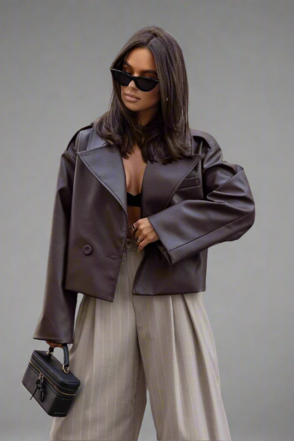 Valnora Vintage Leren Jack – Tijdloze Retro Verfijning