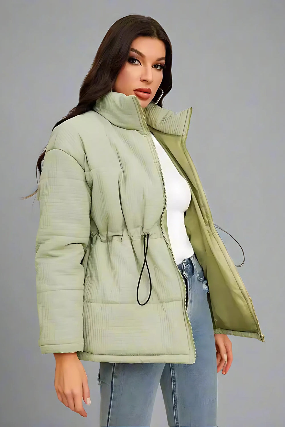 Calira Jack – Verfijnde Katoenen Jas met Tijdloze Uitstraling