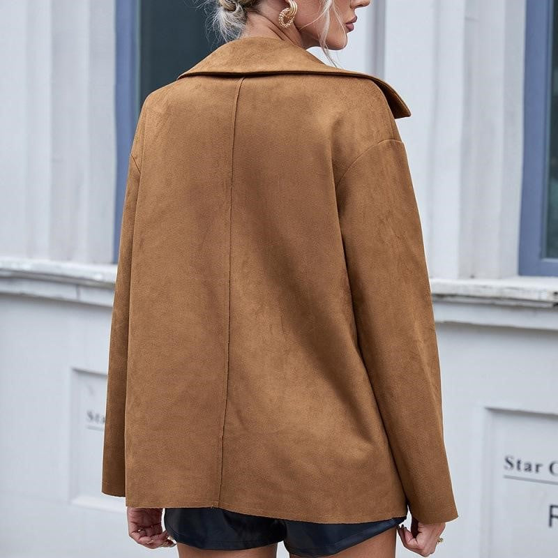 Noorine – Suède Damesjas met Luxe Look en Tijdloze Pasvorm