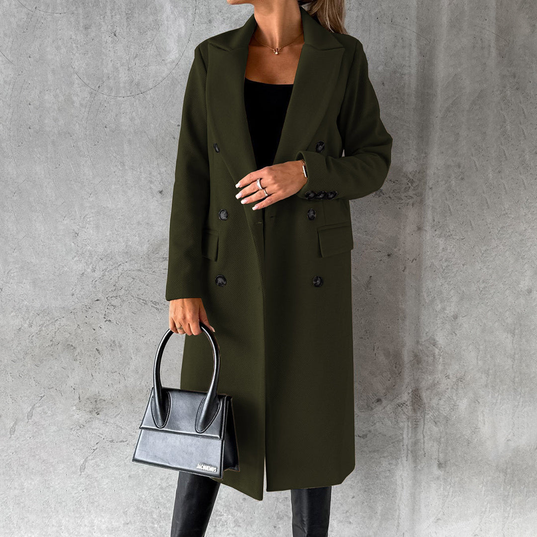Isolde Coat – Warme en elegante winterjas met luxe afwerking