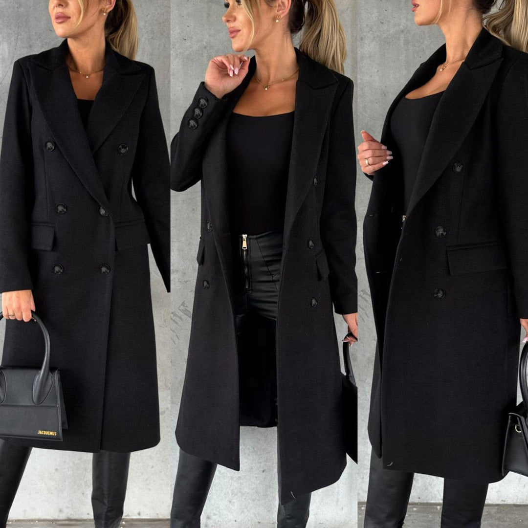 Isolde Coat – Warme en elegante winterjas met luxe afwerking