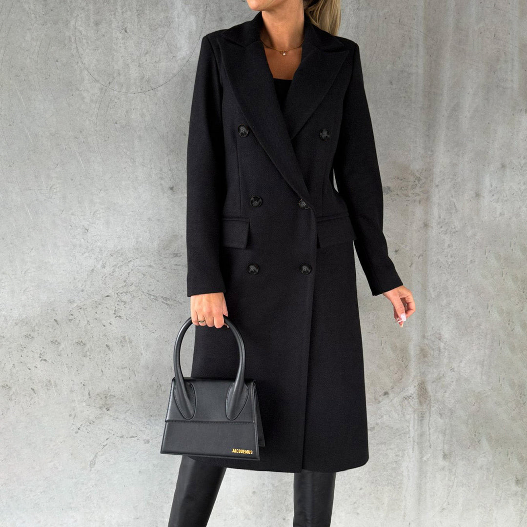 Isolde Coat – Warme en elegante winterjas met luxe afwerking
