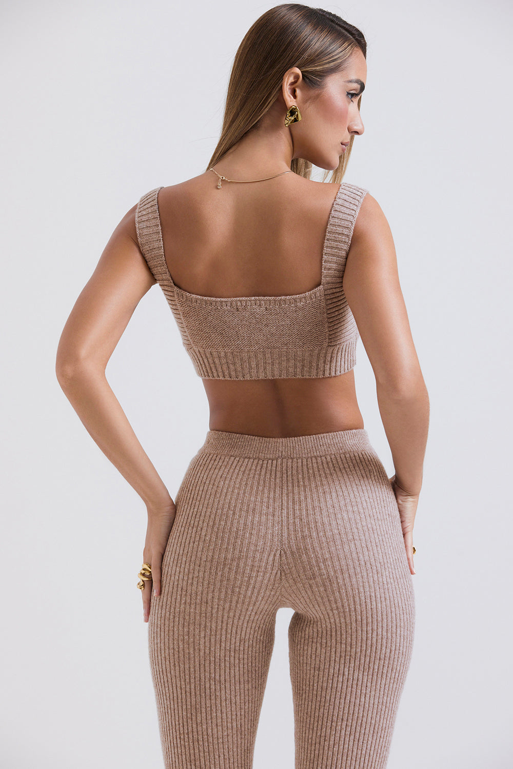 Amelith Driedelige Gebreide Set – Warm, Zacht & Elegant Comfort