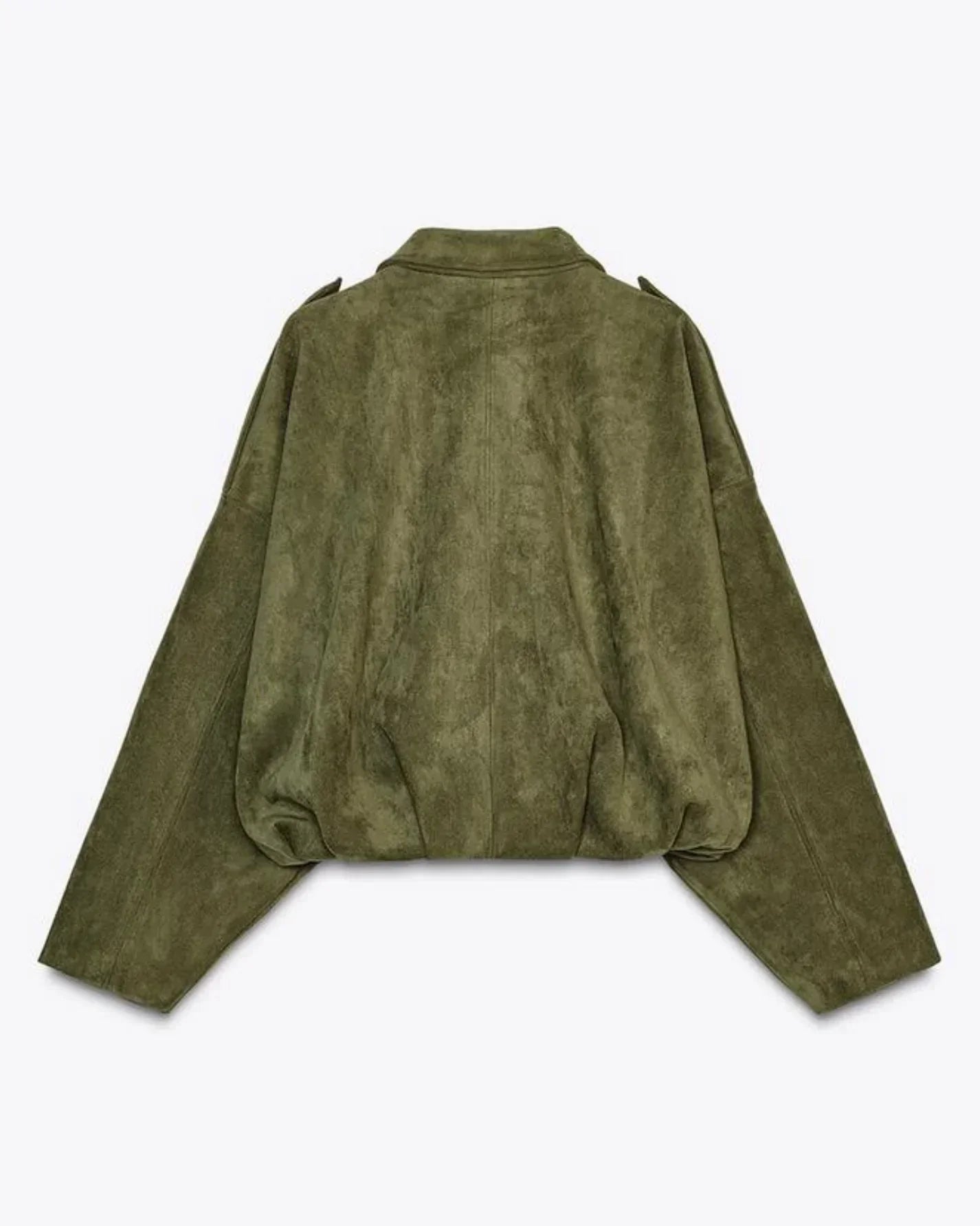 Renelle – Oversized dames suède jas met moderne city-chic uitstraling