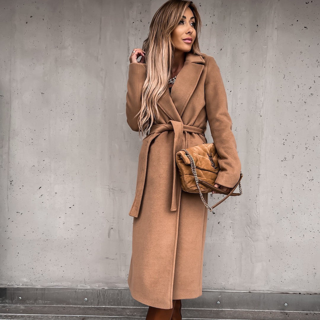 Elegante Lange Trenchcoat