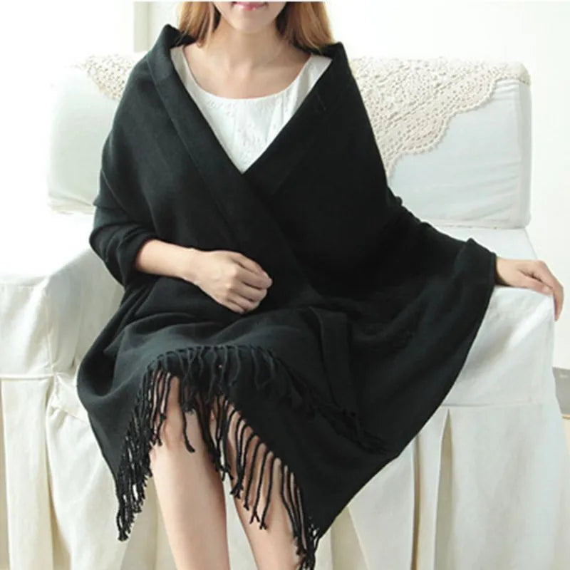 Marcelline – Luxe kasjmier dames sjaal met tijdloos ruitenpatroon