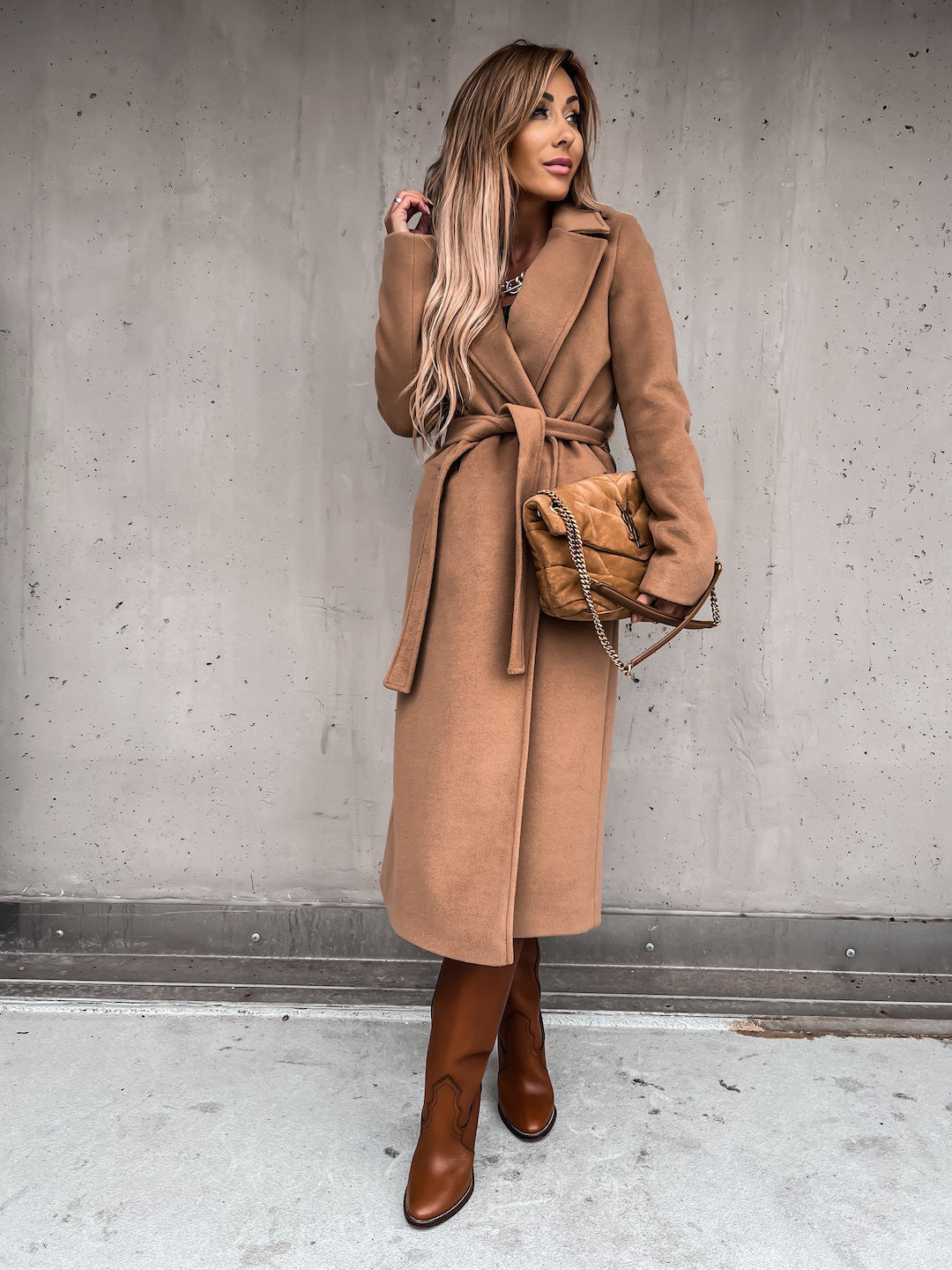 Elegante Lange Trenchcoat