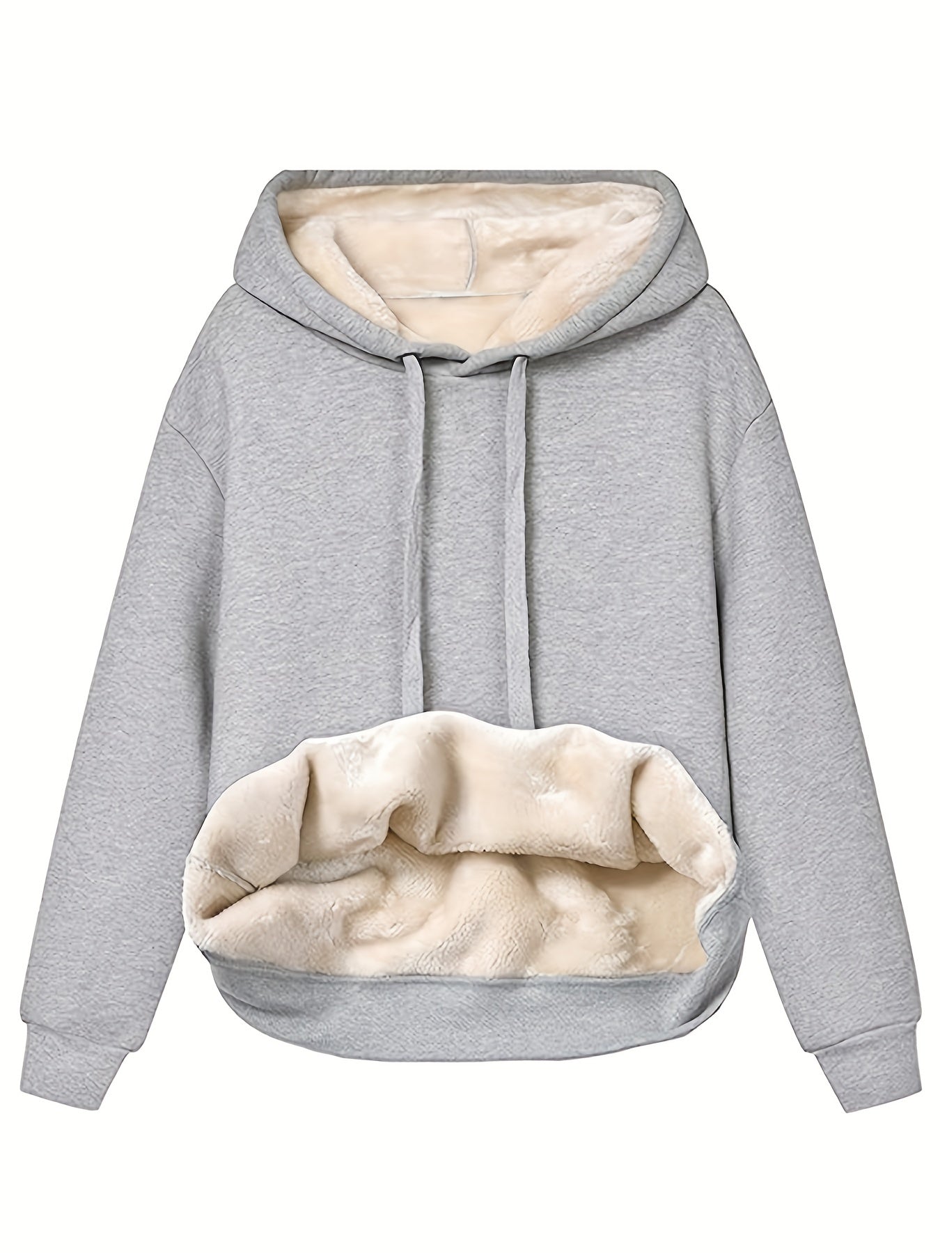 Zephyra Warme Fleece Hoodie – Dames Pullover met Capuchon voor Comfort & Stijl