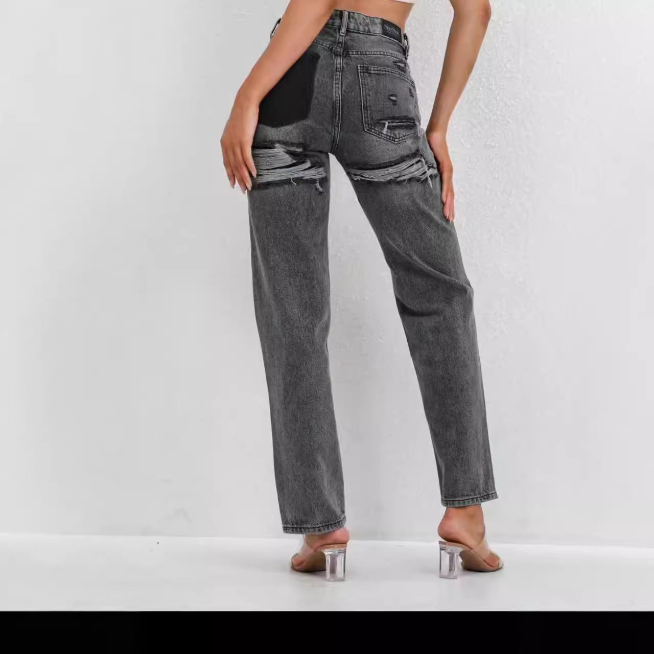 Amerikaanse Straight Fit Jeans