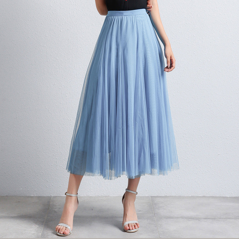 Phina - Elegante Tule Maxi Rok voor Dames met Luchtige Gelaagdheid
