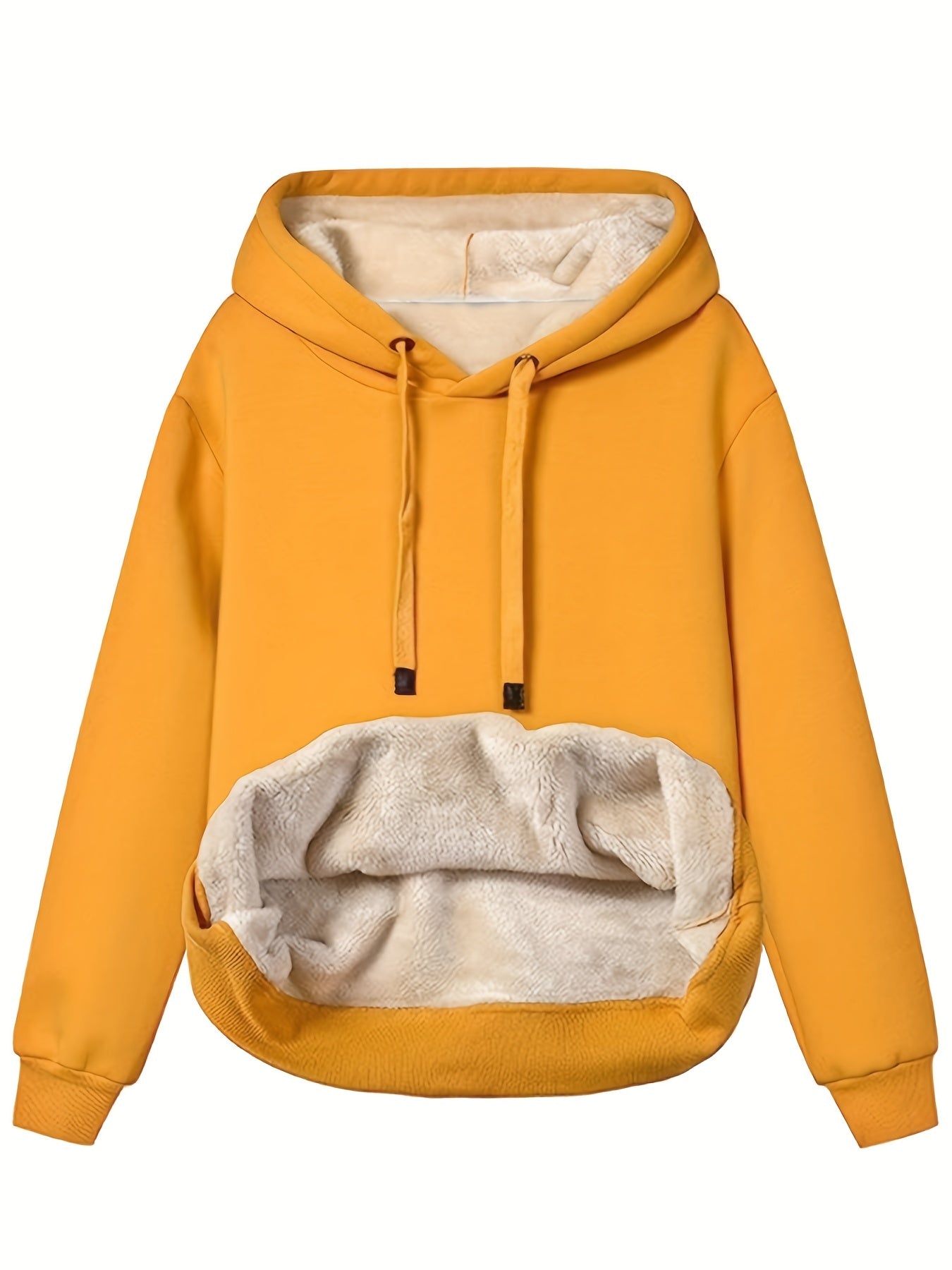 Zephyra Warme Fleece Hoodie – Dames Pullover met Capuchon voor Comfort & Stijl