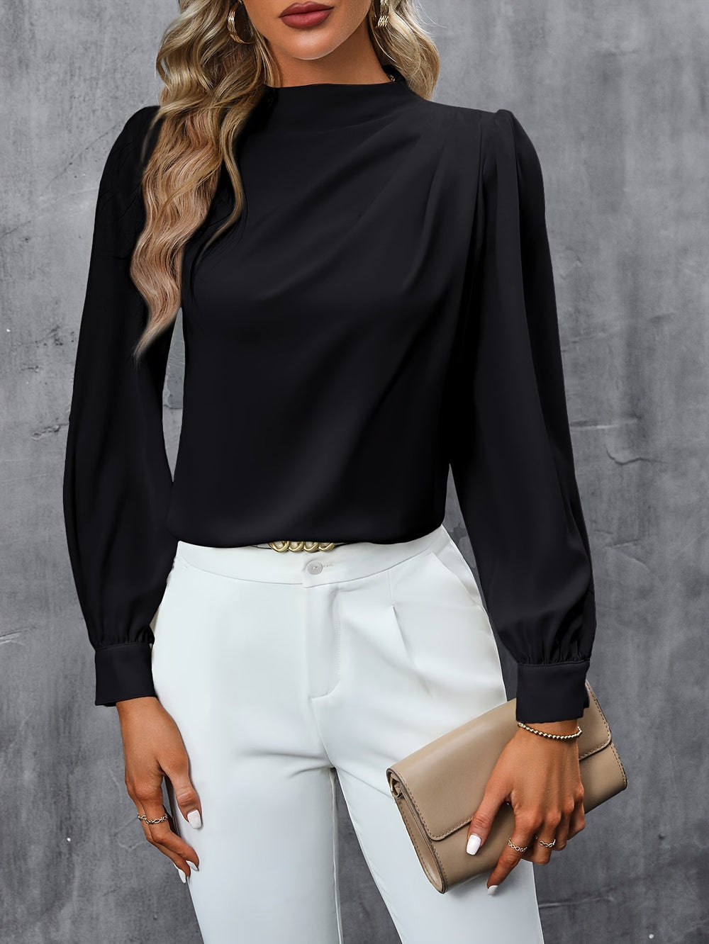 Savirae – Gegolfde Blouse voor Dames | Elegant, Vrouwelijk & Veelzijdig