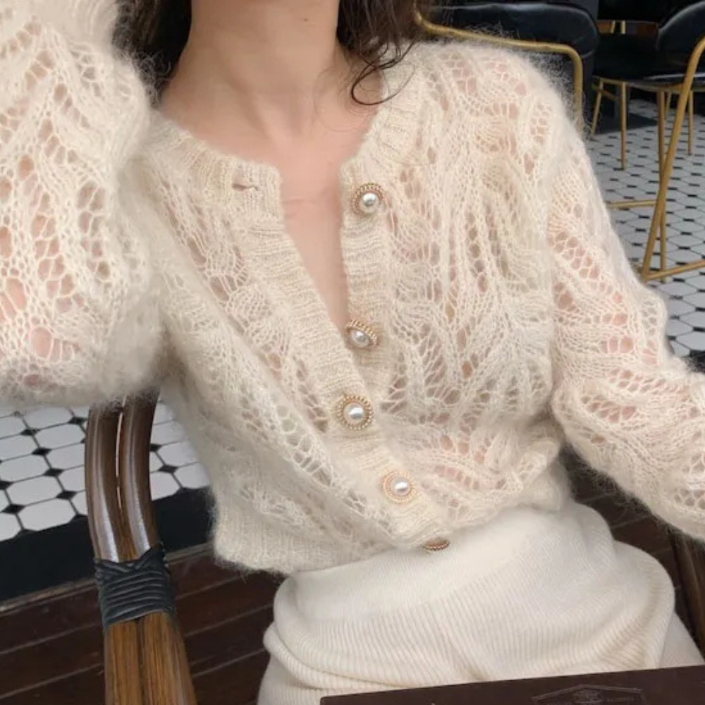 Aelira – Modieuze Gebreide Damestrui met Elegante Textuur en Tijdloze Uitstraling