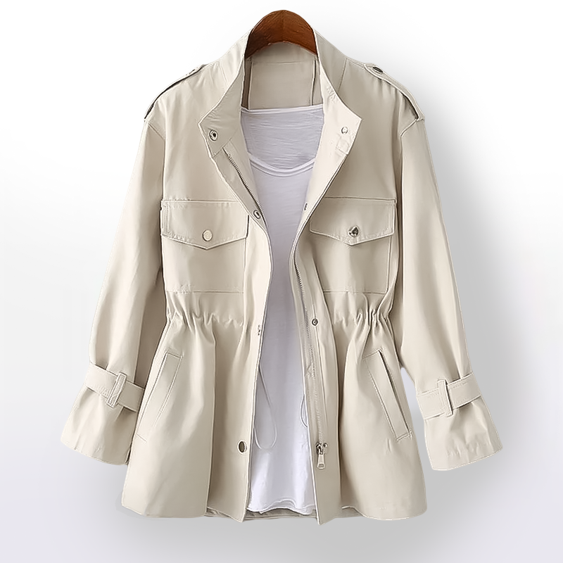 Alviera Trenchcoat – Elegantie & Comfort voor Wisselvallig Weer