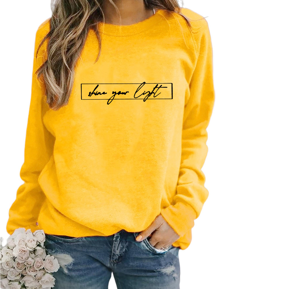 Elaris – Oversized Dames Sweatshirt met Slogan Print