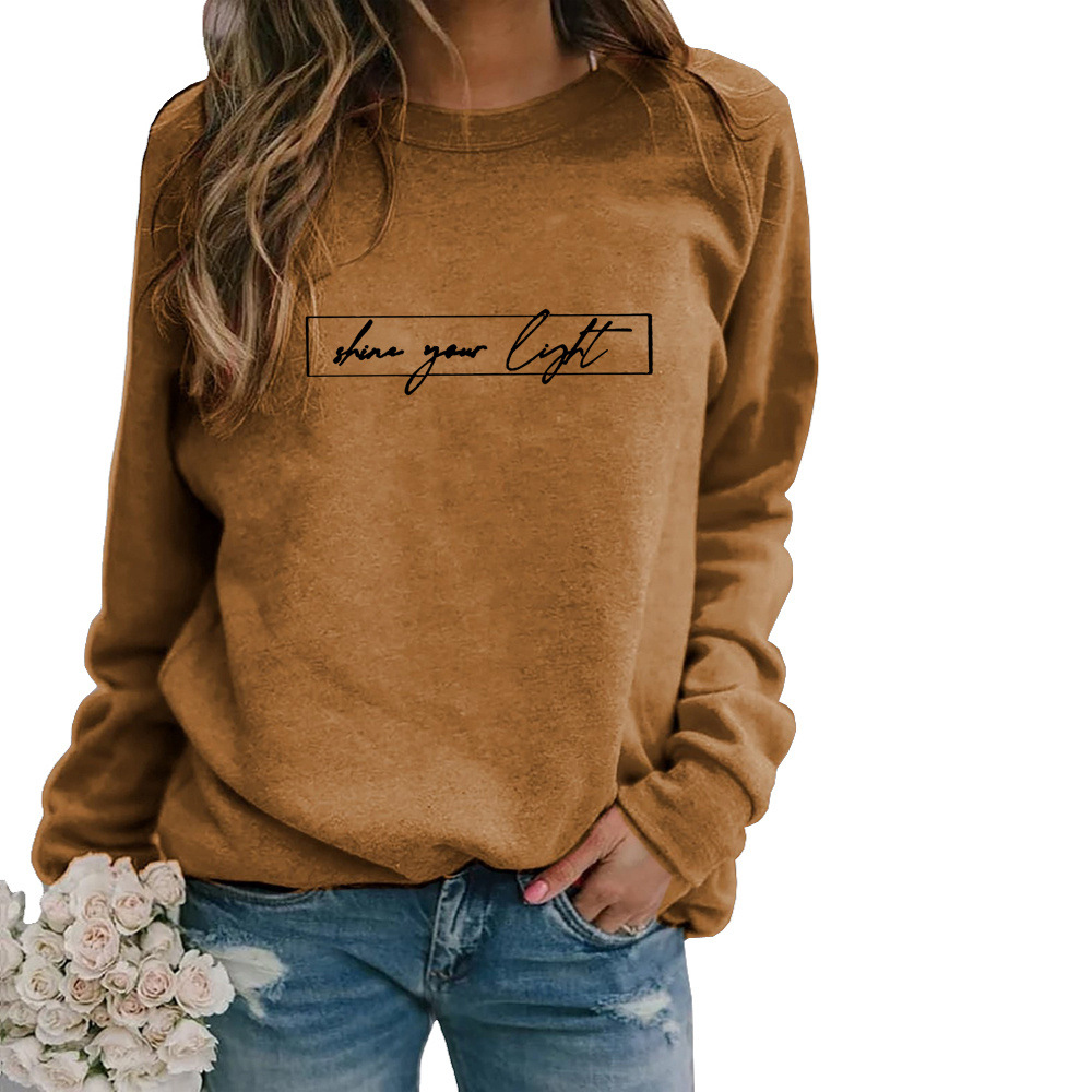 Elaris – Oversized Dames Sweatshirt met Slogan Print