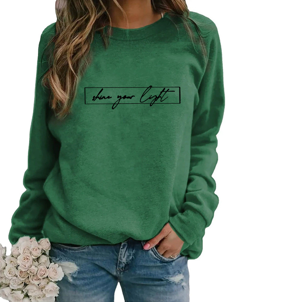 Elaris – Oversized Dames Sweatshirt met Slogan Print