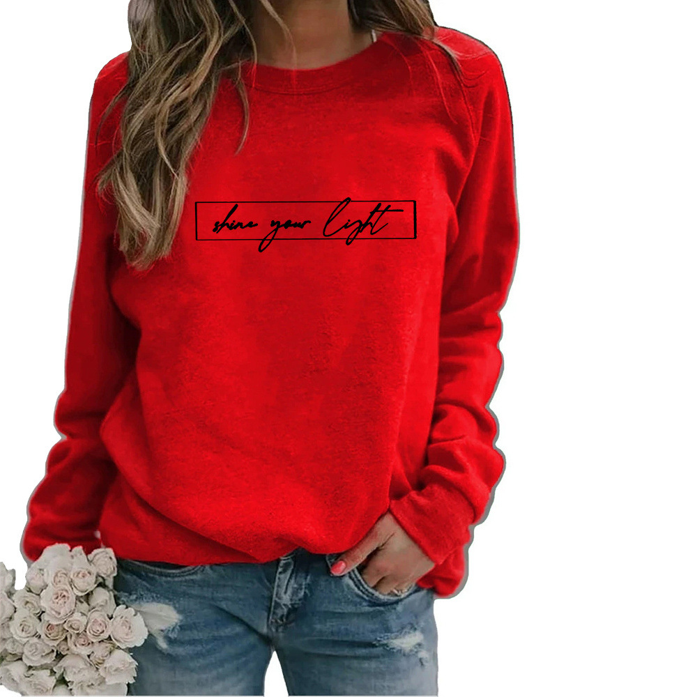 Elaris – Oversized Dames Sweatshirt met Slogan Print