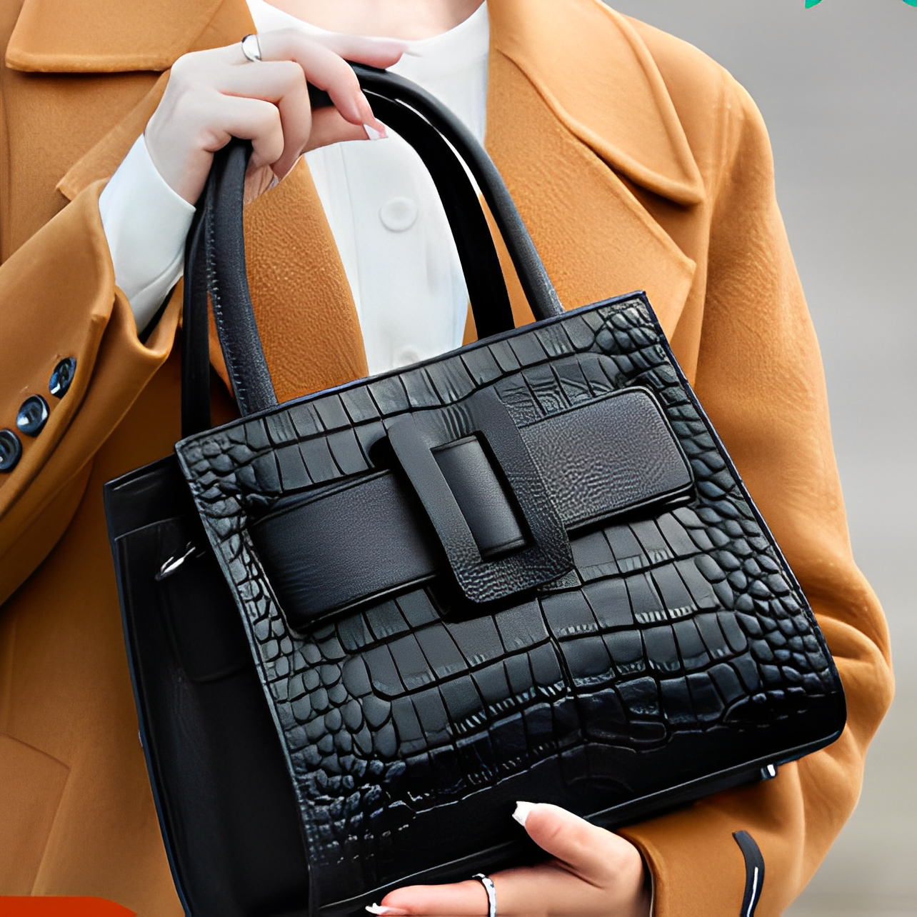 Soraya Leren Tote Tas – Elegante Dames Handtas van Echt Leer