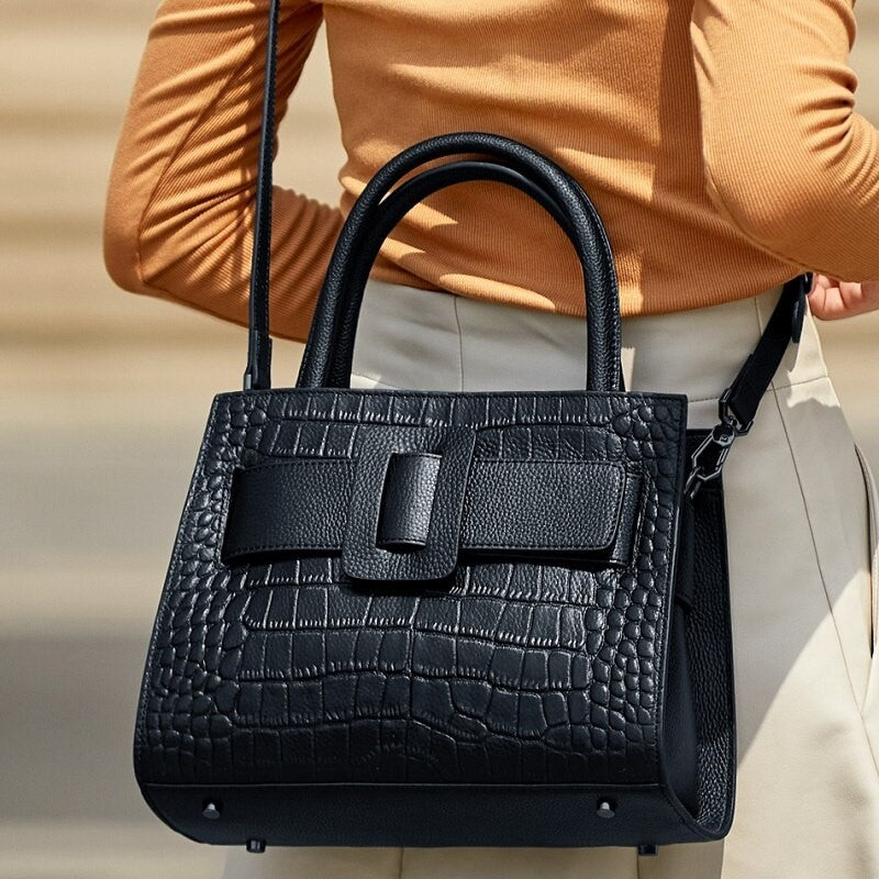 Soraya Leren Tote Tas – Elegante Dames Handtas van Echt Leer