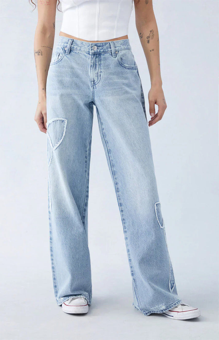 Florence Bow Jeans – Een Speelse Twist op Tijdloze Elegant Denim
