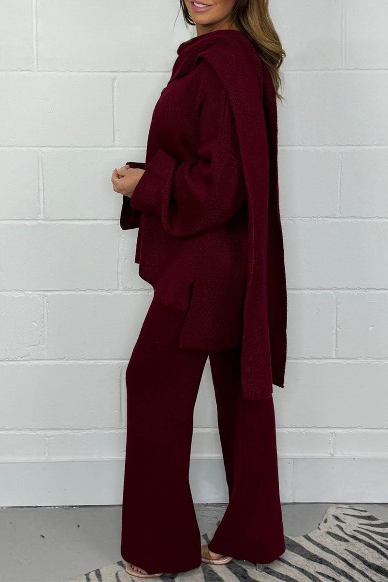 Odina Gebreide Set – Warm, Luxueus en Moeiteloos Stijlvol