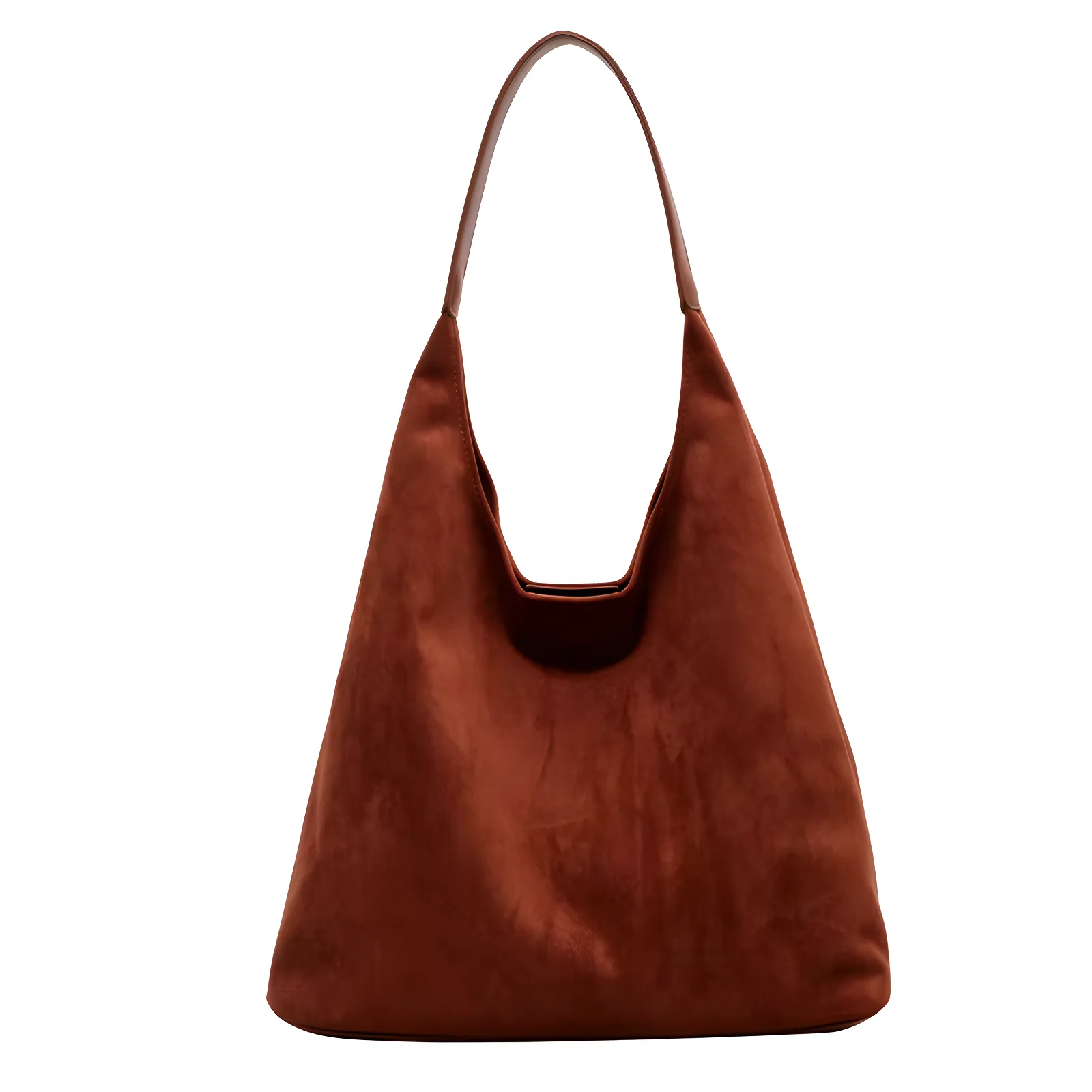 Elowen – Chique Vegan Suède Tote met Tijdloze Elegantie