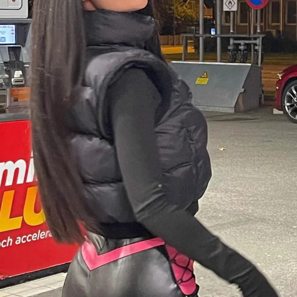 MIRA - Warm en Stijlvol Gevoerd Vest voor Dames in Zwart