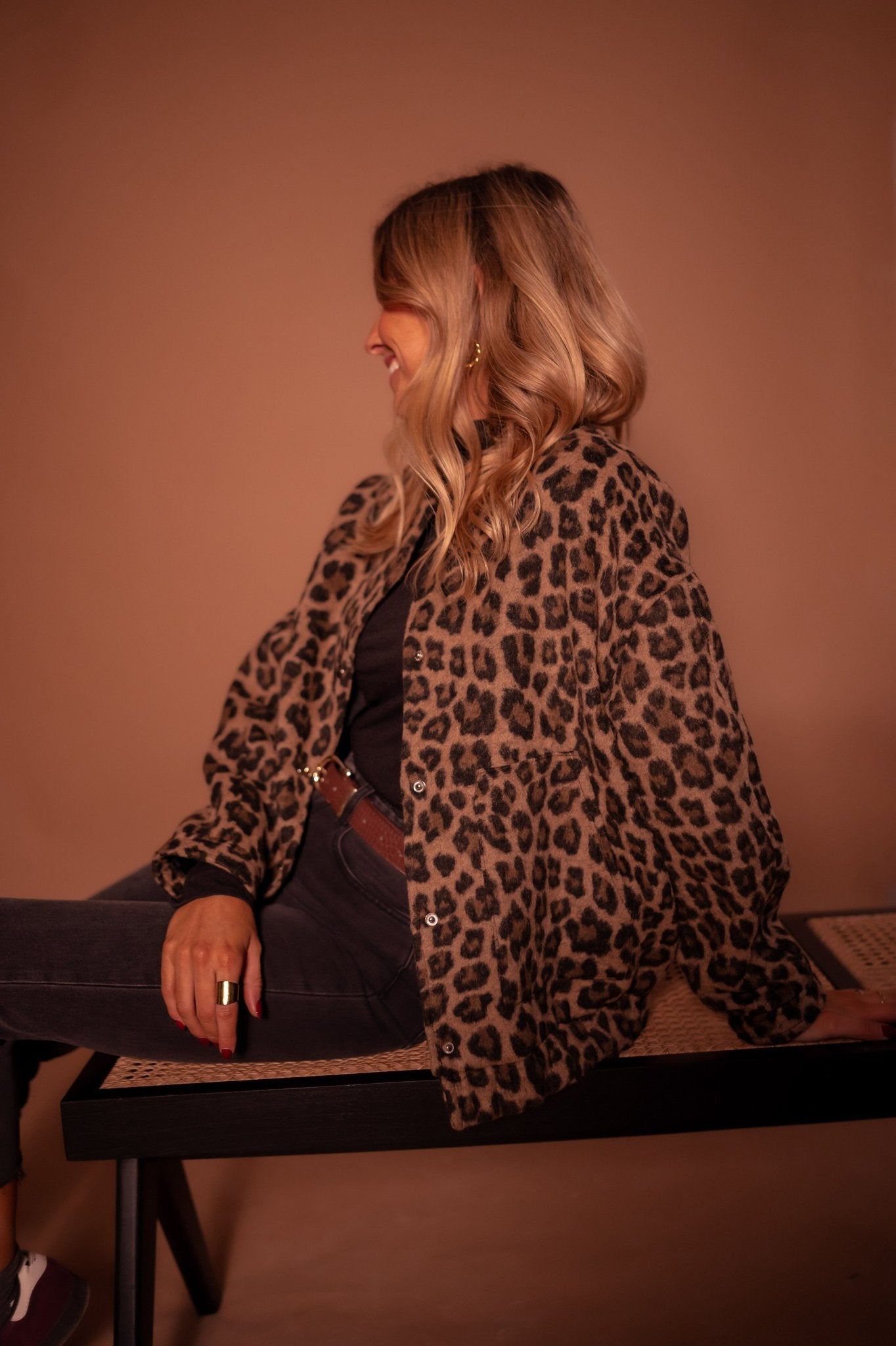 Noor – Trendy Animalprint Jasje met Luxe Voering