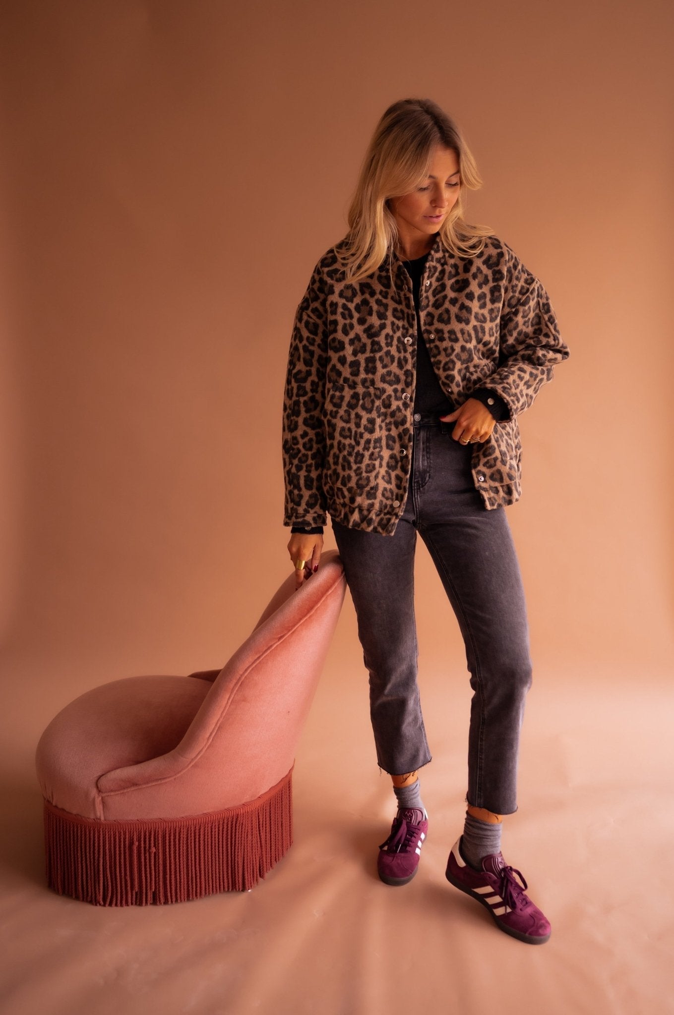 Noor – Trendy Animalprint Jasje met Luxe Voering