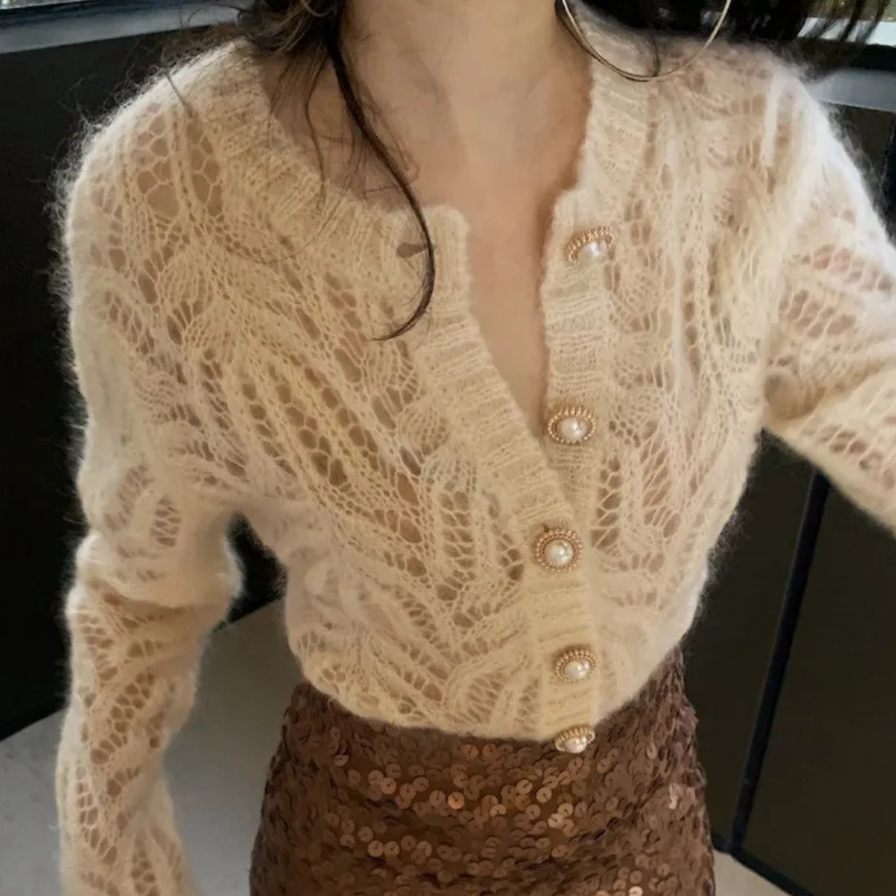 Aelira – Modieuze Gebreide Damestrui met Elegante Textuur en Tijdloze Uitstraling